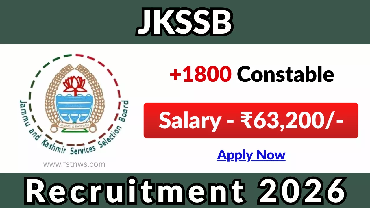 JKSSB Constable Recruitment