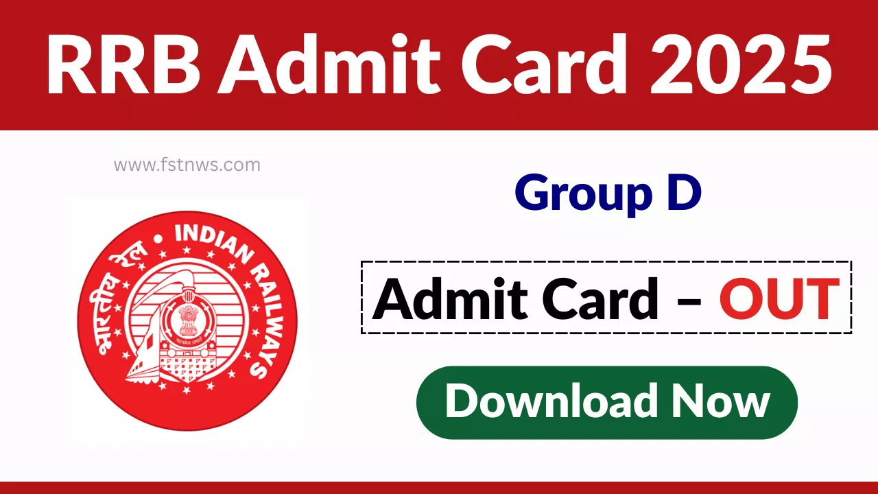 RRB Group D Admit Card