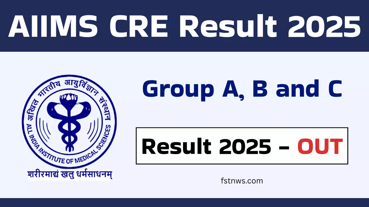 AIIMS CRE Result 2025
