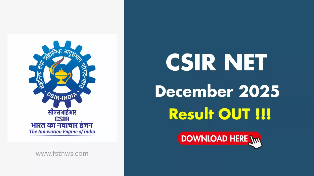 CSIR NET December 2025 Result