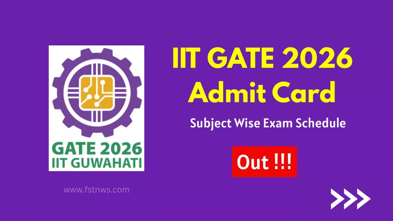 IIT GATE 2026 Admit Card