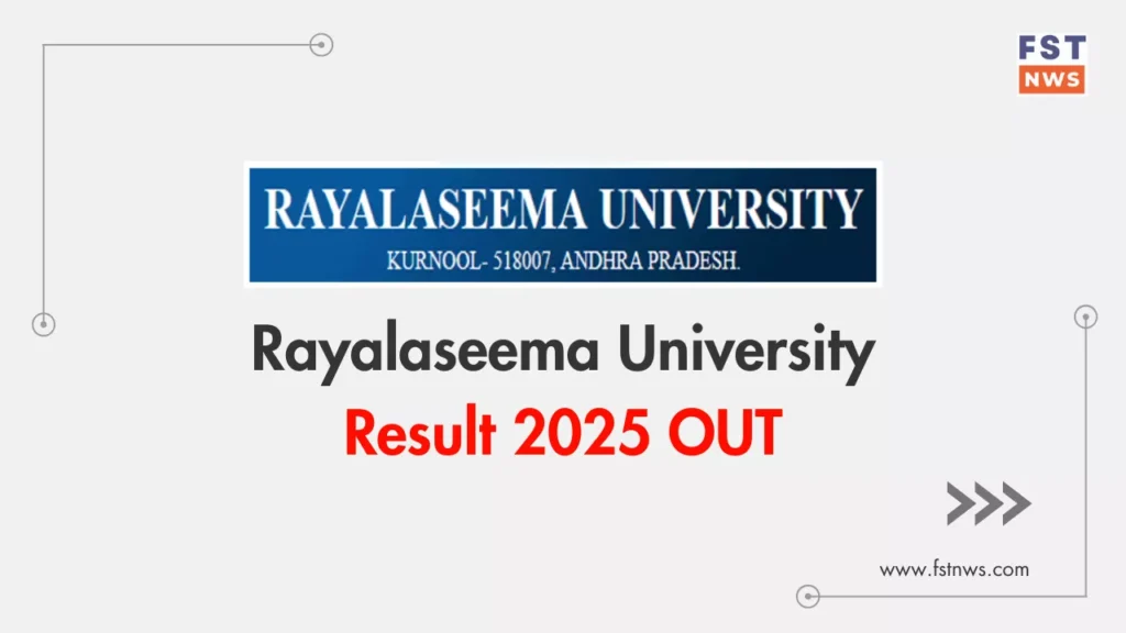 Rayalaseema University Result 2025