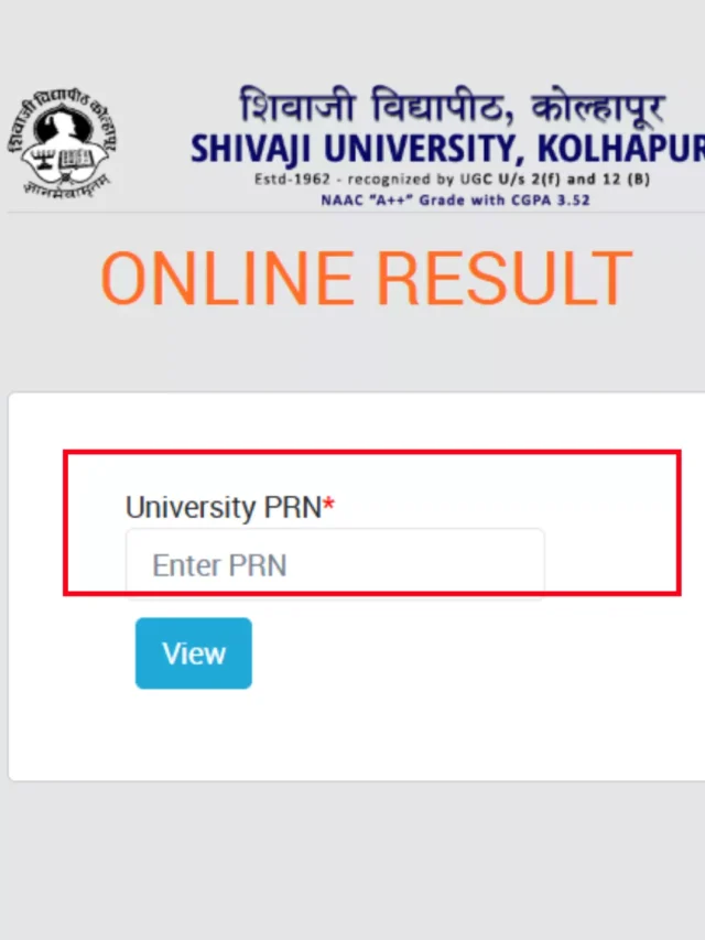 Shivaji University Result 2025